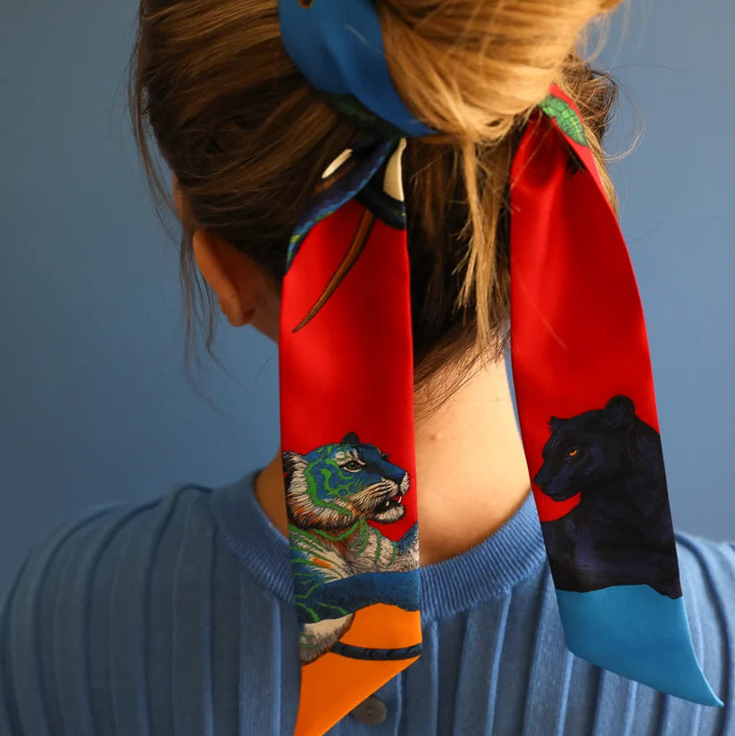 Bandy de Soie, bandana, Prédateurs Rouge