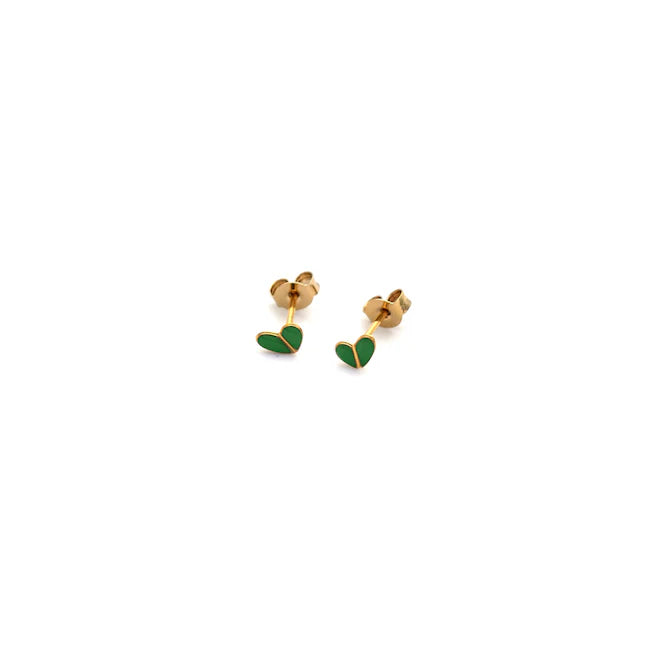 Mini Puces Coeur Vert