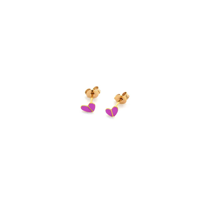Mini Puces Coeur Rose
