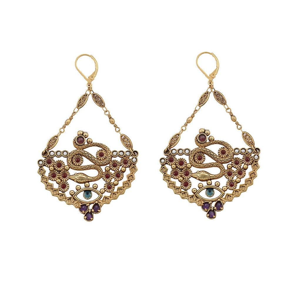 Boucles Rima Chaîne Améthyste