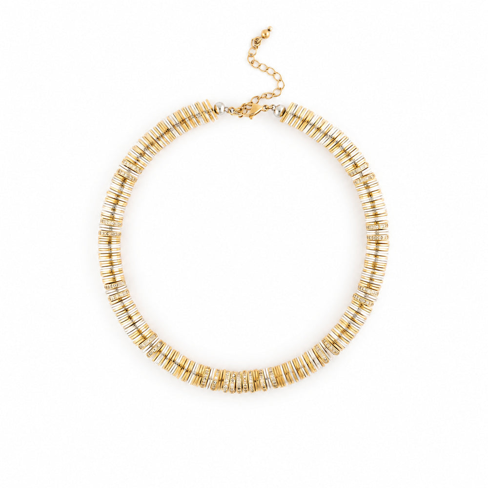 Collier Rondelles Doré